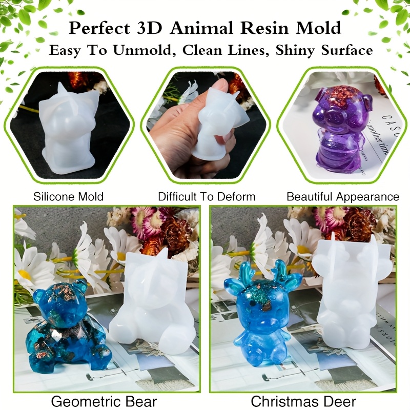 19pcs Set Cetakan Resin, Cocok - Resin Art Kit With Molds ulasan dan harga