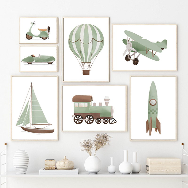 Lukisan Poster Nordik Seni Din - Resin Art For Kids ulasan dan harga