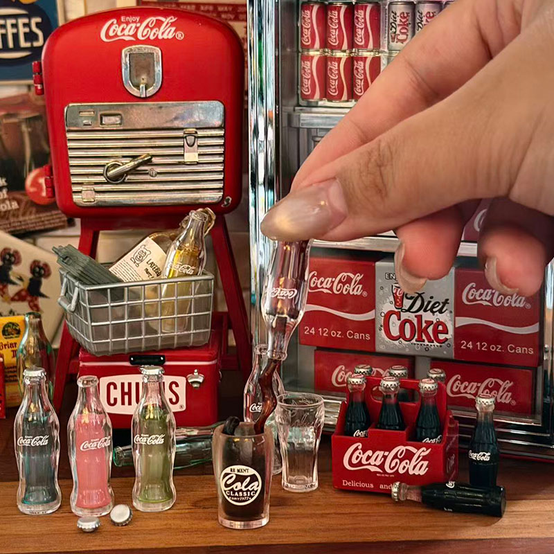 Set Botol Susu Mini Cola 6 War - Resin Art Bottle ulasan dan harga