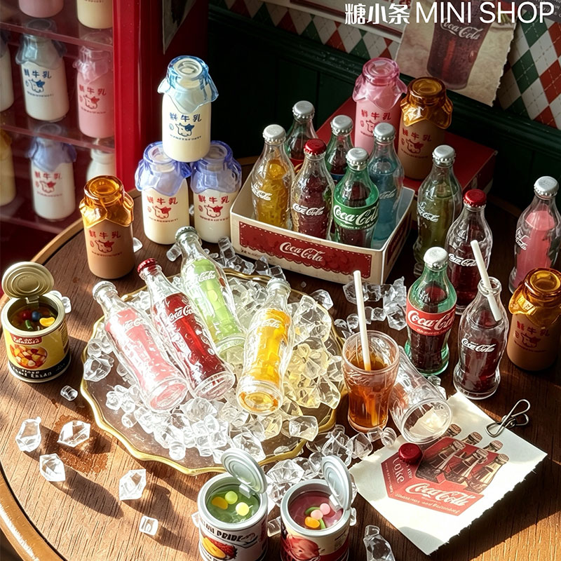 Set Botol Susu Mini Cola 6 War - Resin Art Bottle ulasan dan harga
