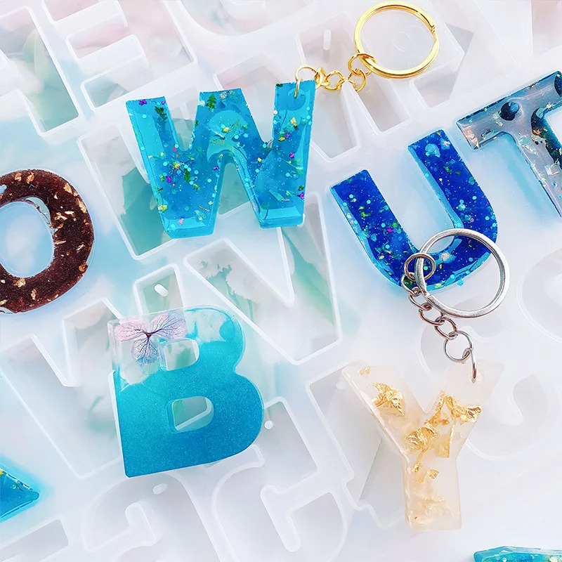 Cetakan Silikon Resin Epoksi A - Resin Art Letters ulasan dan harga
