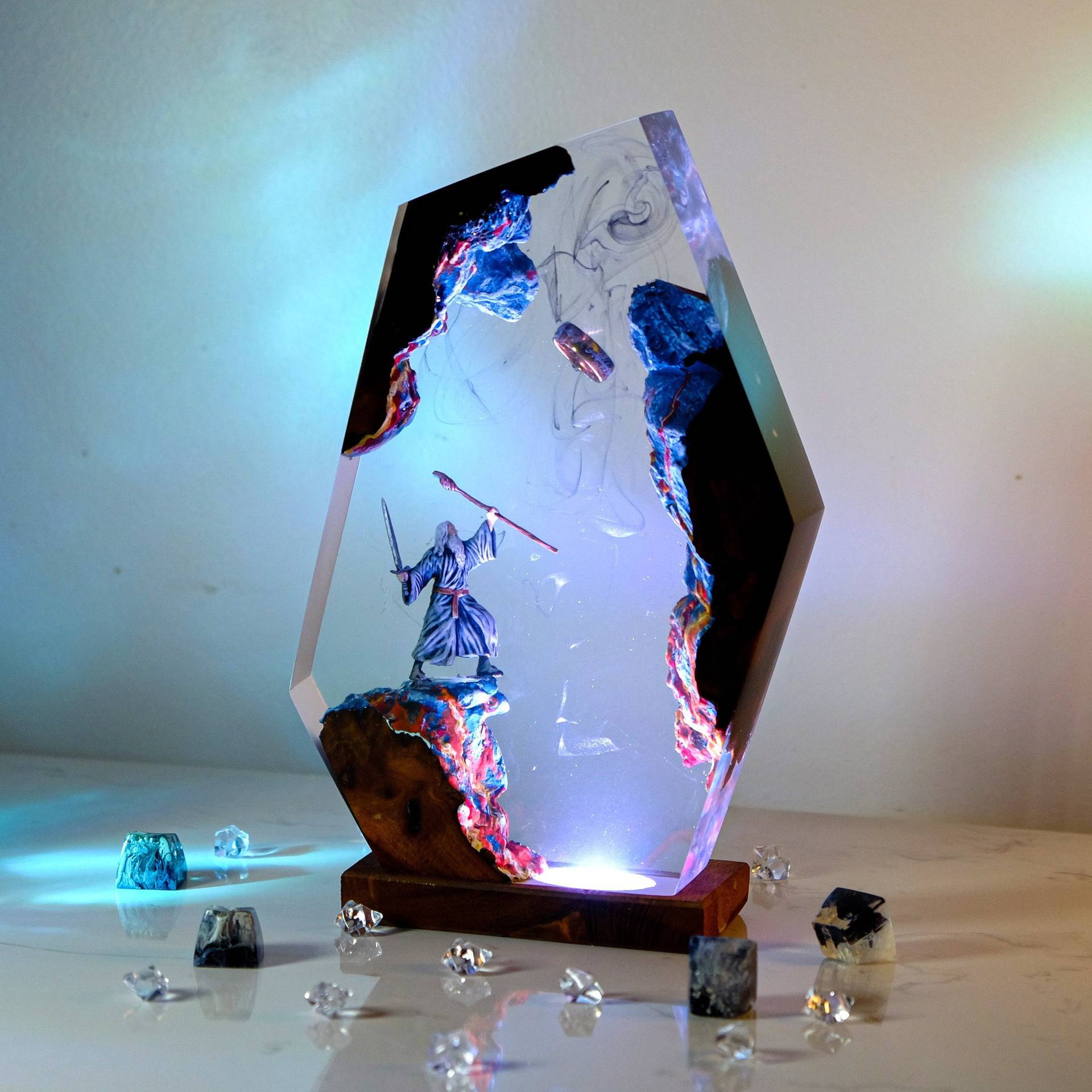 Lampu Resin Figur Adegan Film  - Resin Art Things ulasan dan harga