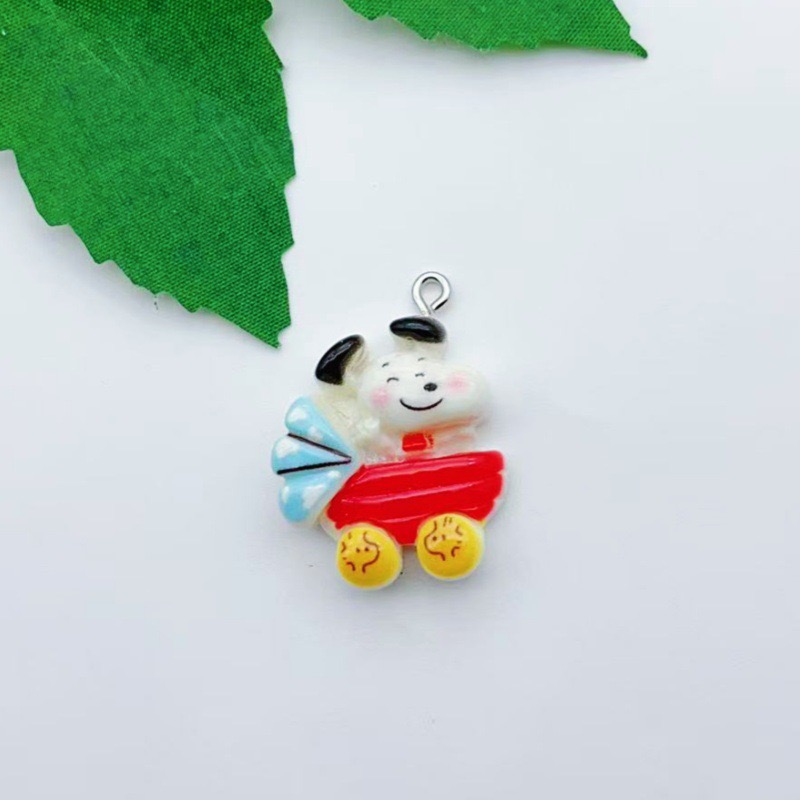 12 buah liontin anjing kartun  - Resin Art Materials Wholesale ulasan dan harga