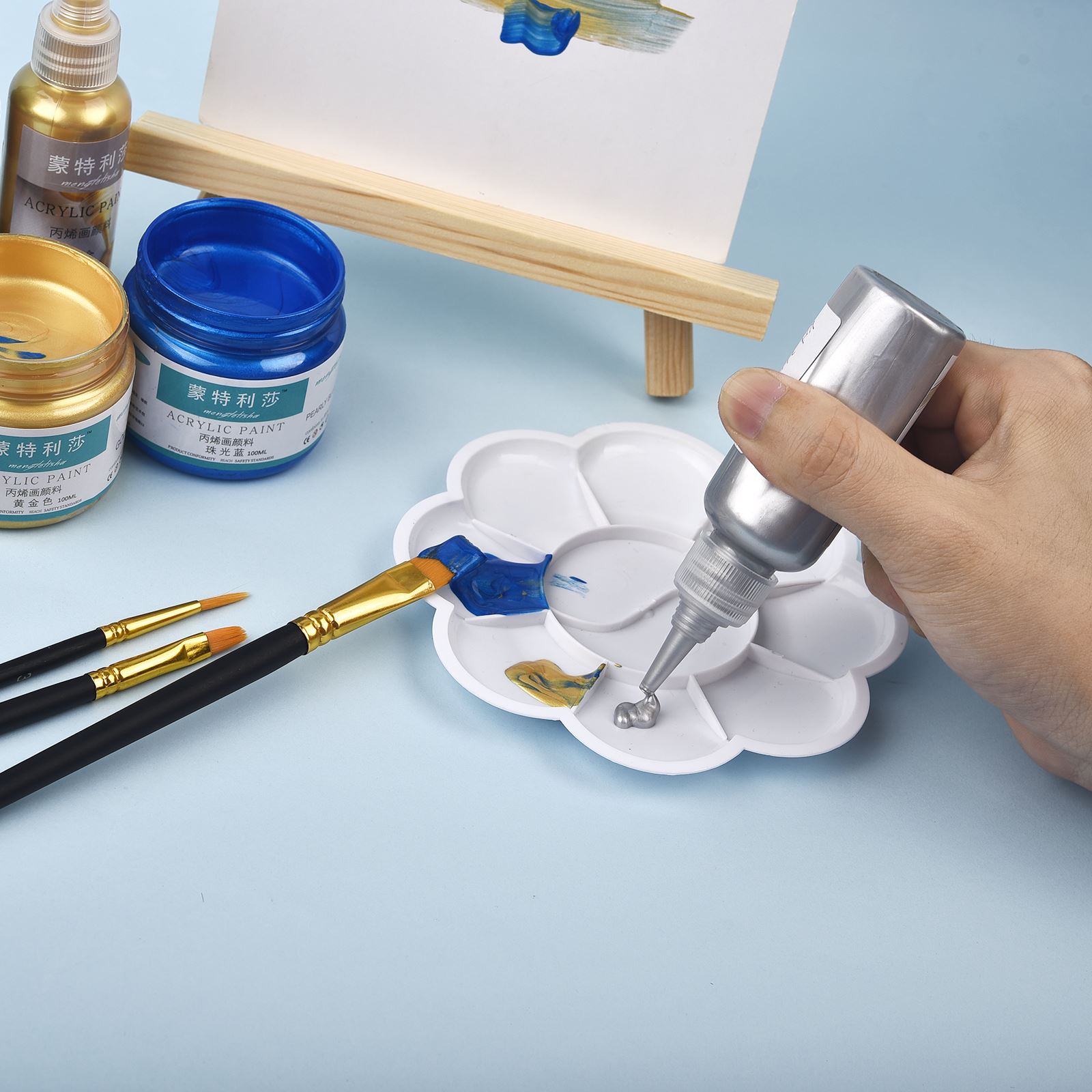 7 warna 60ml/botol pigmen seni - Resin Art Bottle ulasan dan harga