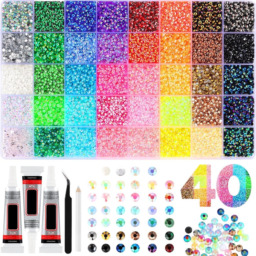 40 Warna Resin Jelly Rhineston - Resin Art Book ulasan dan harga