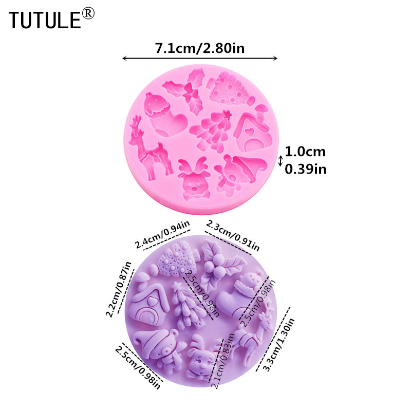 Cetakan Silikon Seri Natal Poh - Resin Art Kit With Molds ulasan dan harga