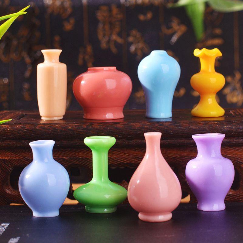 8 Buah Botol Vas Mini Warna-wa - Resin Art Bottle ulasan dan harga
