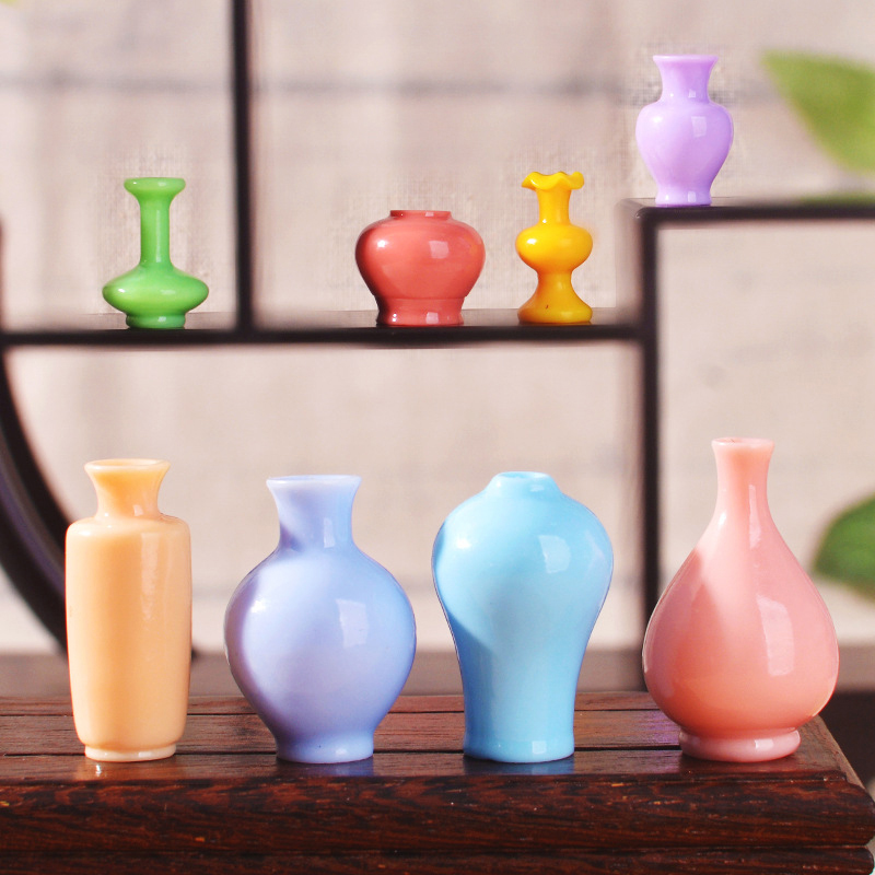 8 Buah Botol Vas Mini Warna-wa - Resin Art Bottle ulasan dan harga