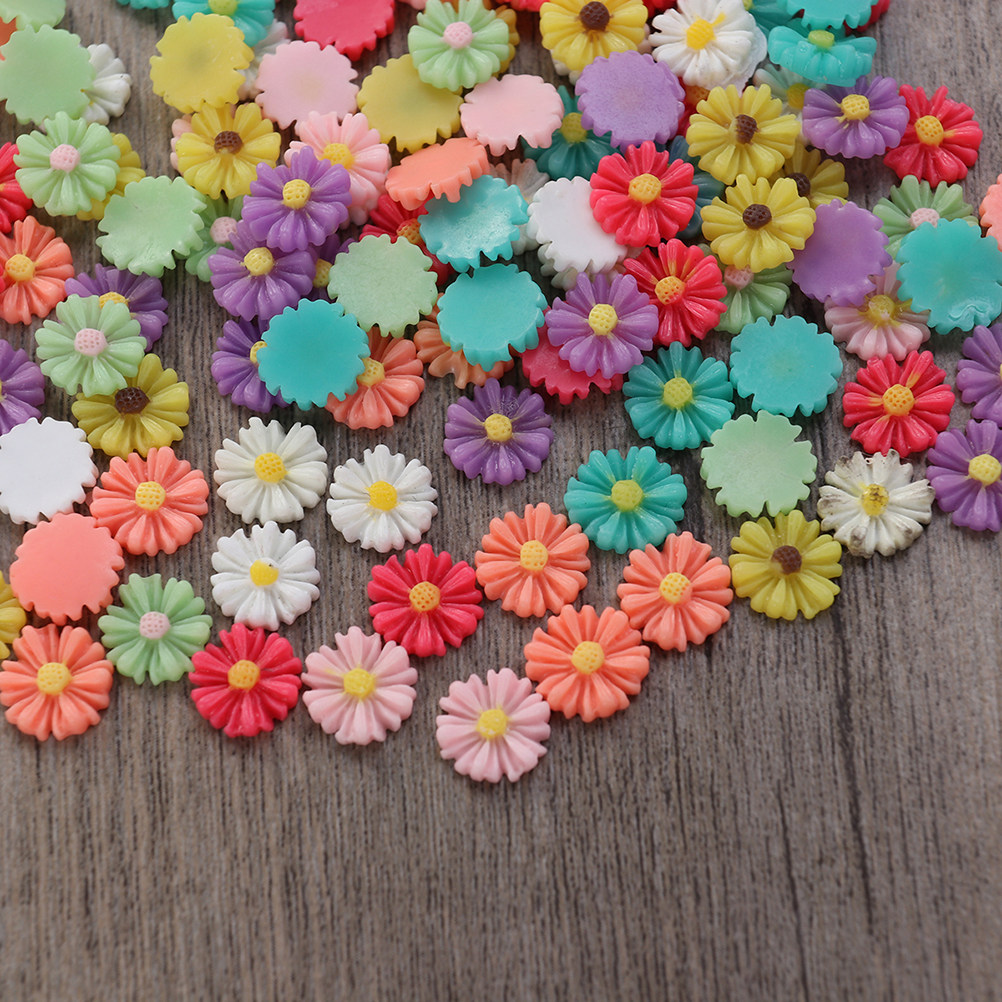 200 buah, ukuran 13 mm, hiasan - Resin Art Of Flowers ulasan dan harga