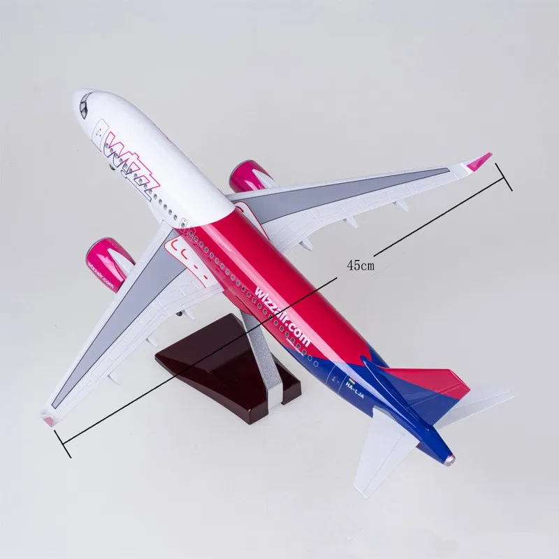 Model Pesawat Wizzair 47Cm 1/8 - Resin Art For Kids ulasan dan harga