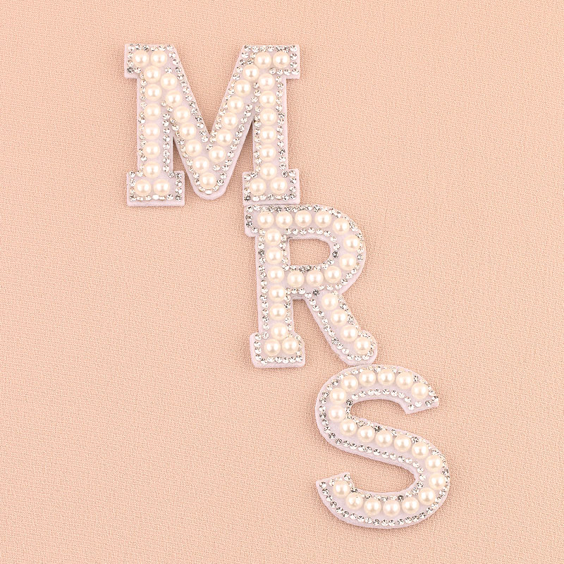 1 Set Patch Huruf Mutiara Imit - Resin Art Alphabet ulasan dan harga
