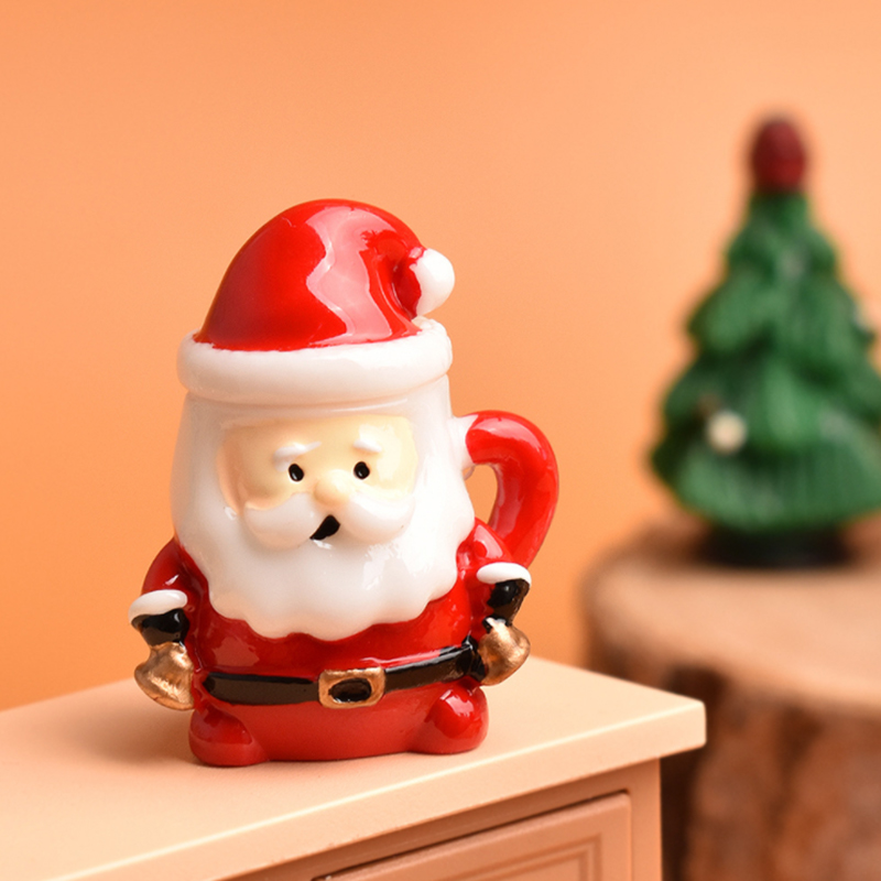 Ornamen Cangkir Teh Mini Santa - Resin Art Materials Wholesale ulasan dan harga