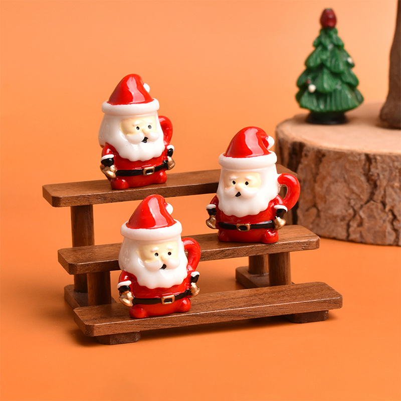 Ornamen Cangkir Teh Mini Santa - Resin Art Materials Wholesale ulasan dan harga