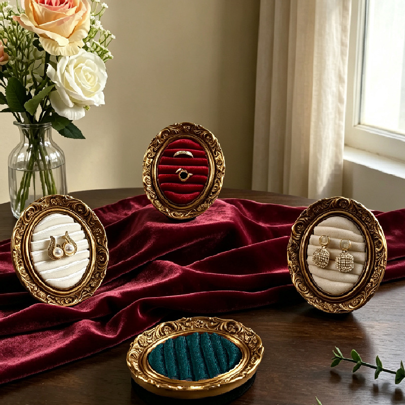 Rak Penyimpanan Perhiasan Oval - Resin Art Stand ulasan dan harga