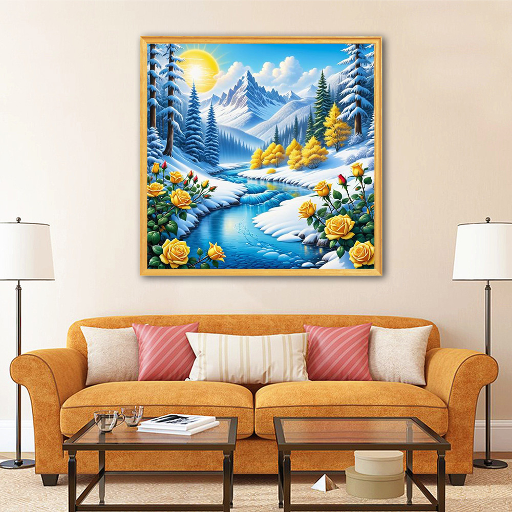 Evershine Sungai lukisan berli - Resin Art Of Flowers ulasan dan harga