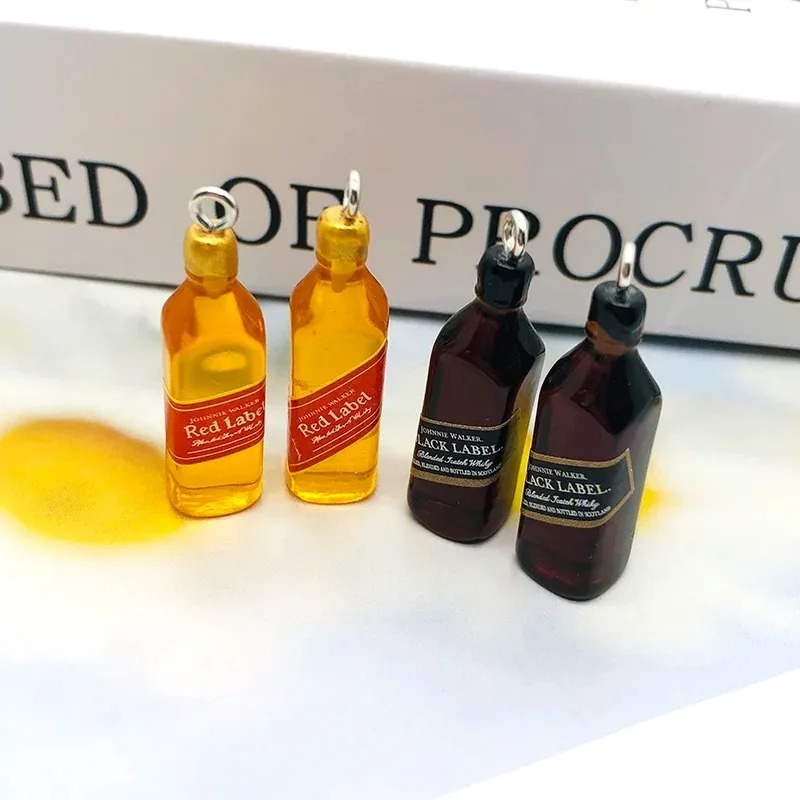 10 Buah Liontin Resin Botol Wi - Resin Art Bottle ulasan dan harga