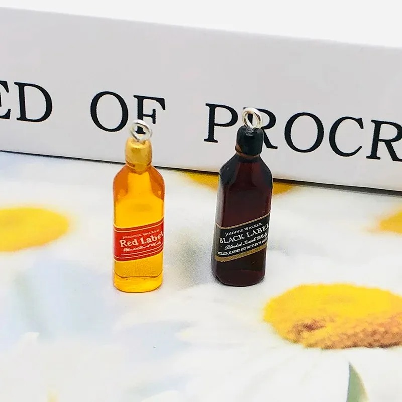 10 Buah Liontin Resin Botol Wi - Resin Art Bottle ulasan dan harga