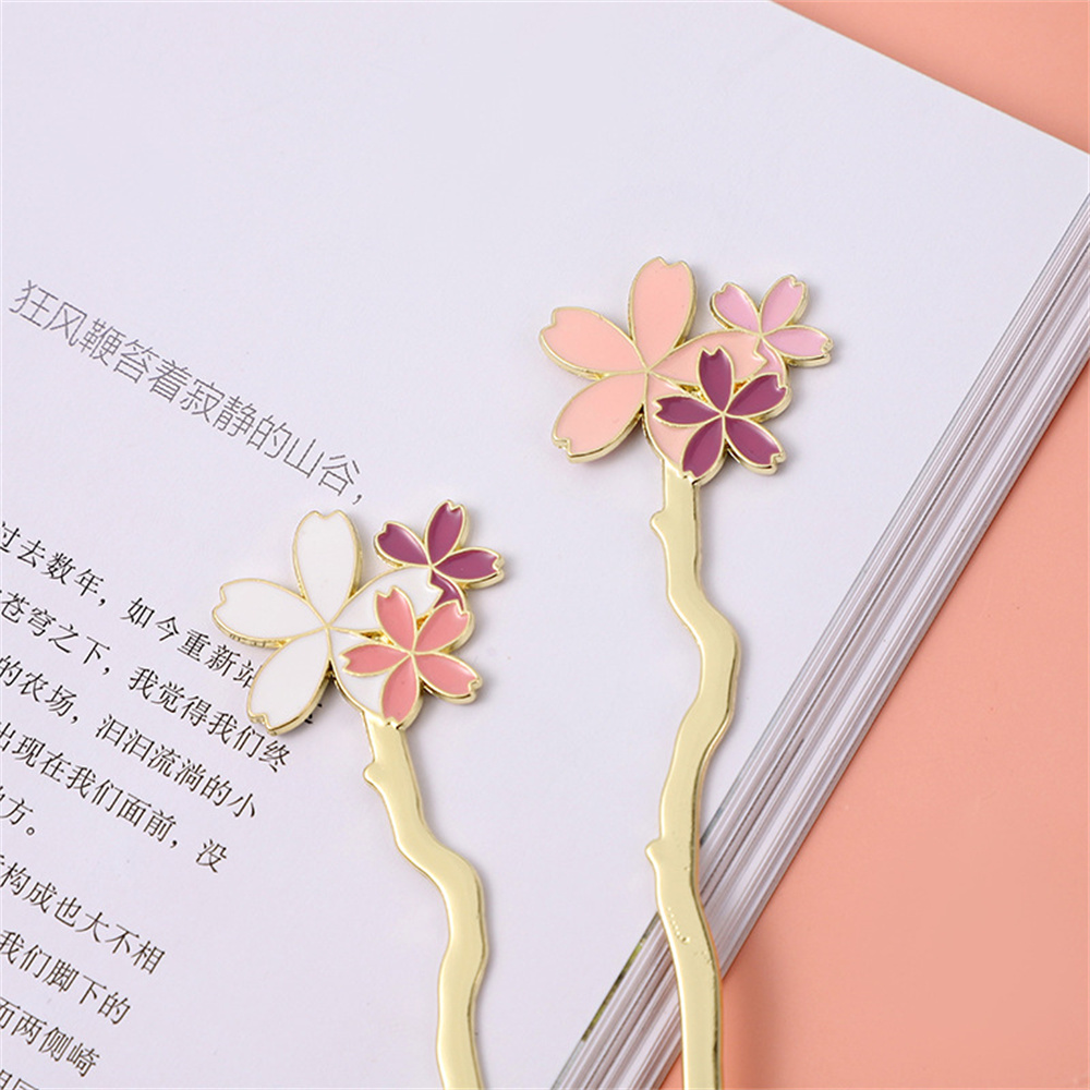 Pembatas buku logam Sakura pem - Resin Art Bookmark ulasan dan harga