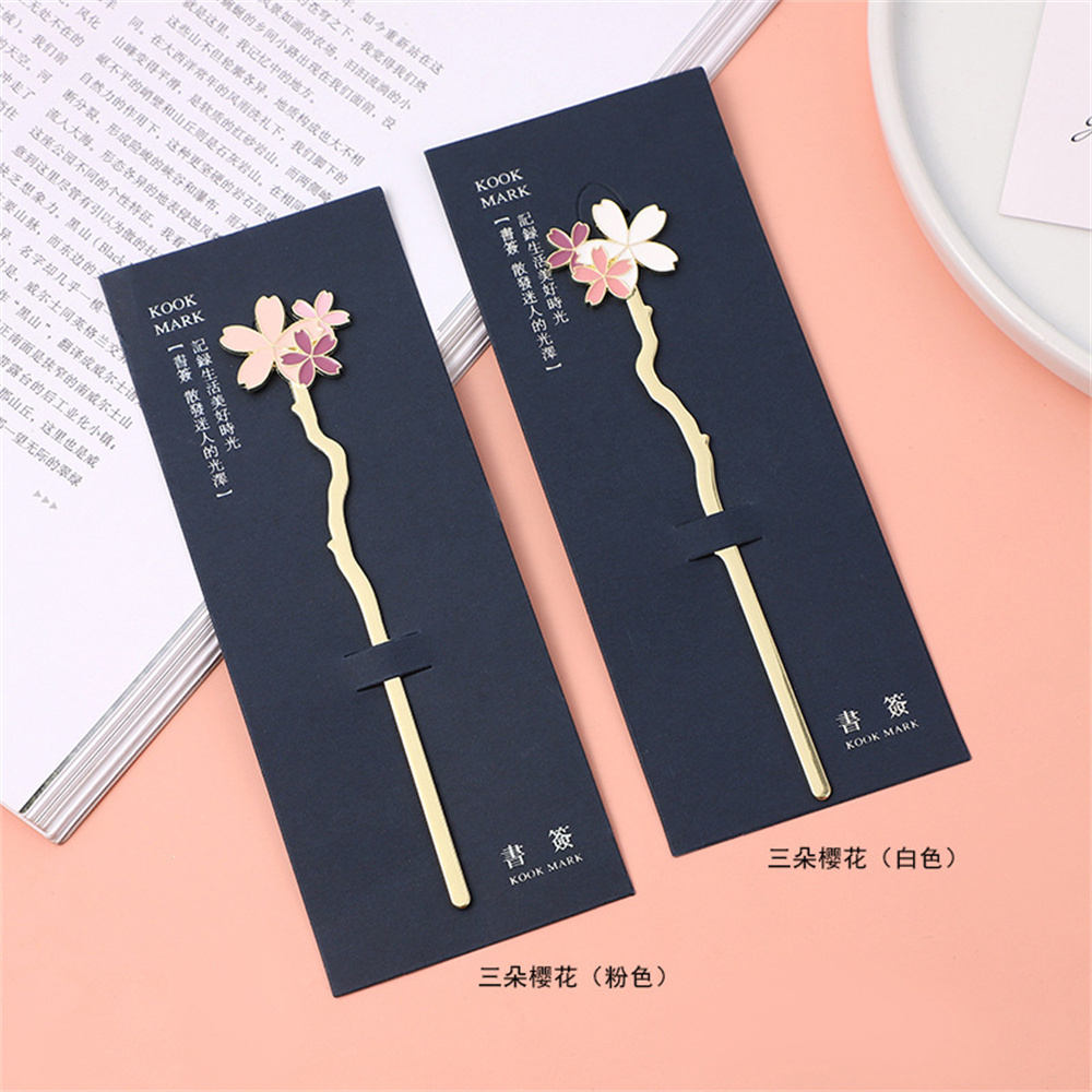 Pembatas buku logam Sakura pem - Resin Art Bookmark ulasan dan harga