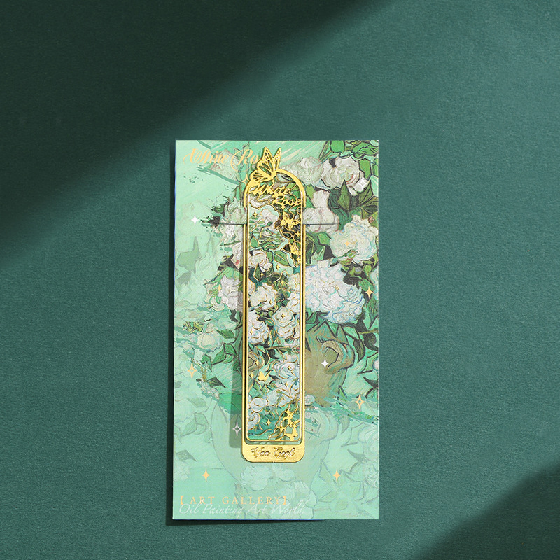 Pembatas Buku Logam Kreatif Ga - Resin Art Bookmark ulasan dan harga