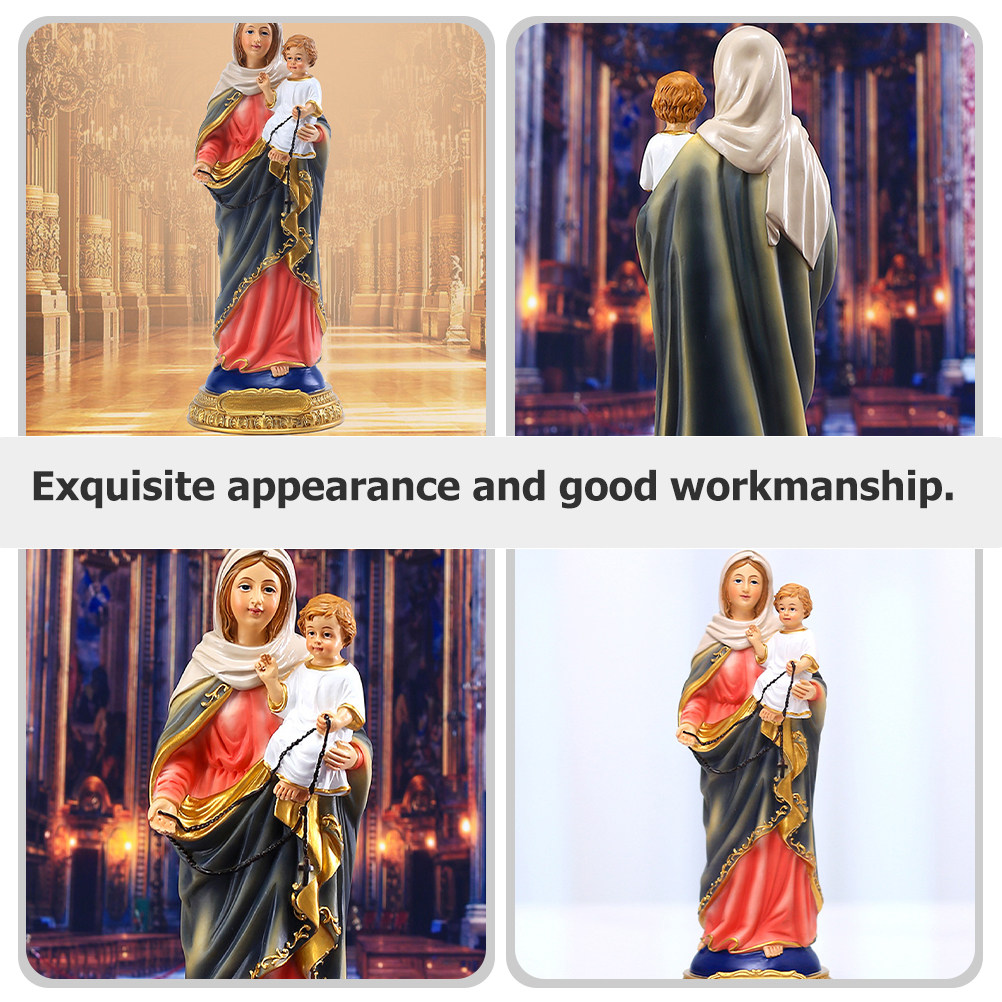 Ornamen Religius Bunda Maria d - Resin Art Mary ulasan dan harga