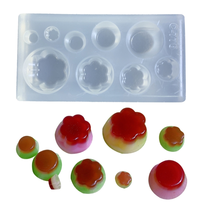 Cetakan silikon bentuk puding  - Resin Art Letters ulasan dan harga