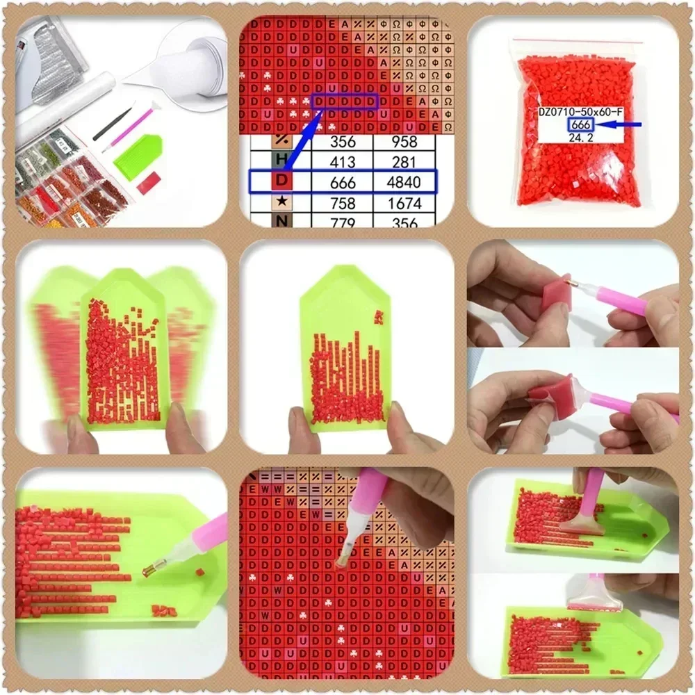 1 Buah Lukisan Berlian 5D Kart - Resin Art For Beginners ulasan dan harga