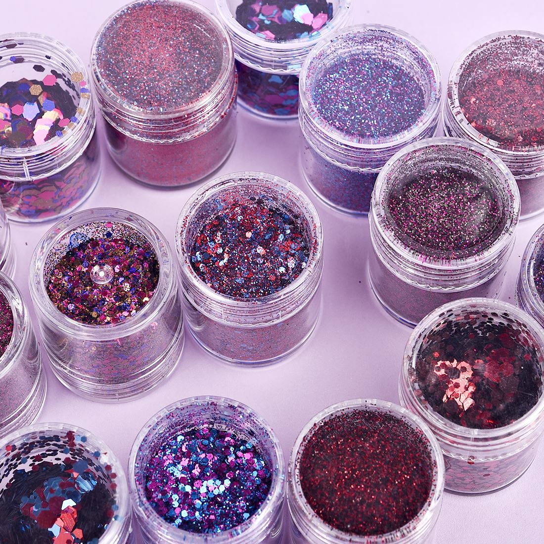4/5 botol Bubuk Glitter Impian - Resin Art Bottle ulasan dan harga