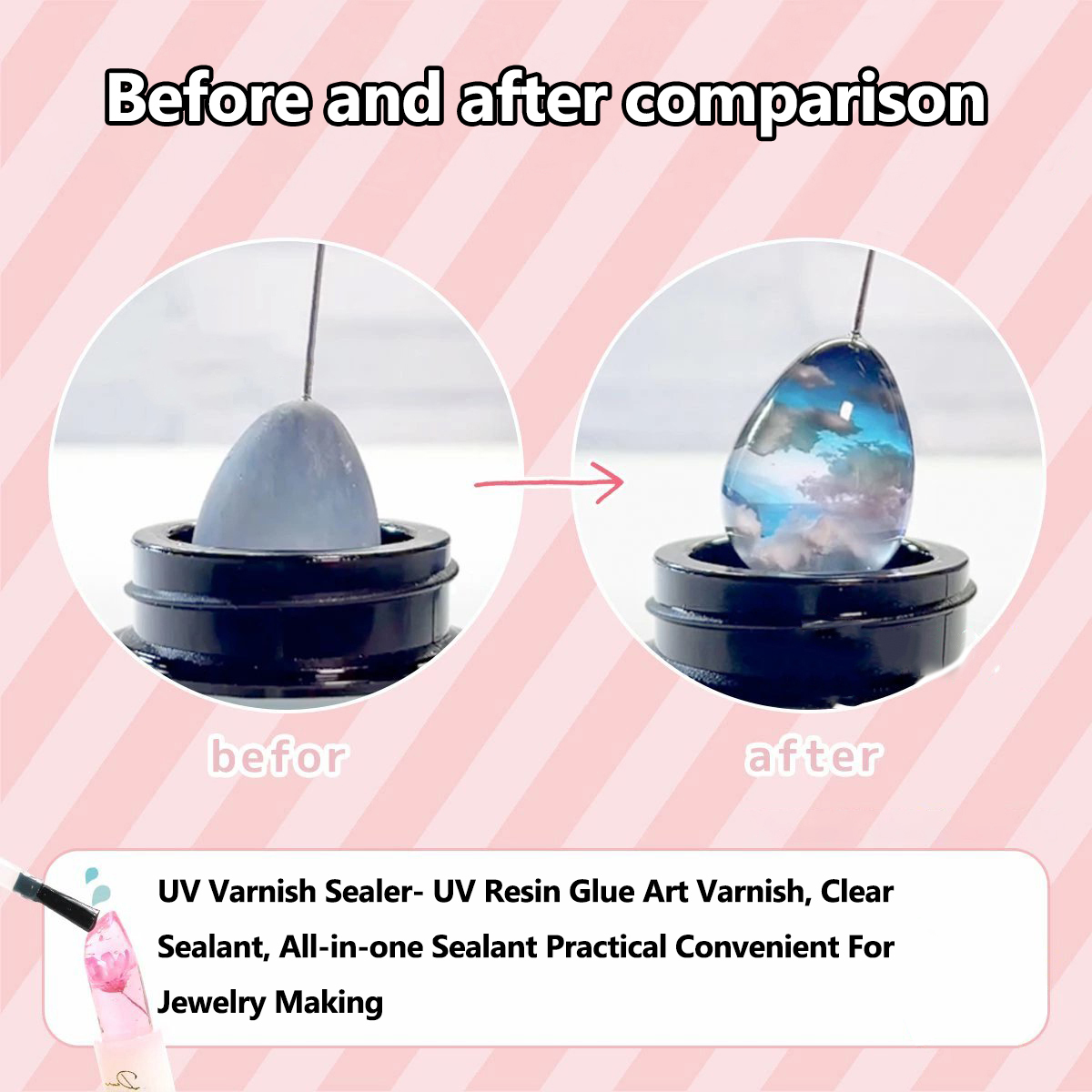 Pernis seni akrilik mengilap t - Resin Art Varnish ulasan dan harga