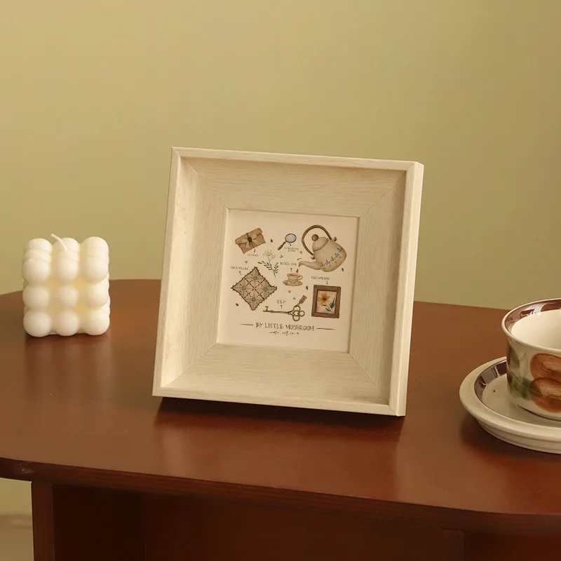 Bingkai Foto Persegi Retro den - Resin Art Stand ulasan dan harga