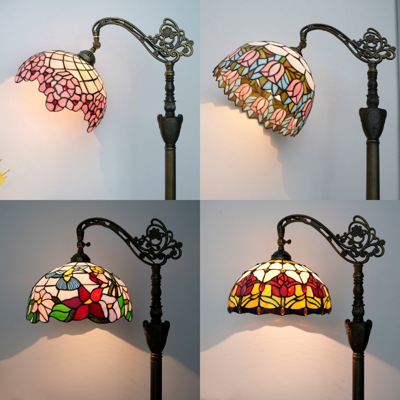 Lampu Lantai Tiffany Dekorasi  - Resin Art Stand ulasan dan harga
