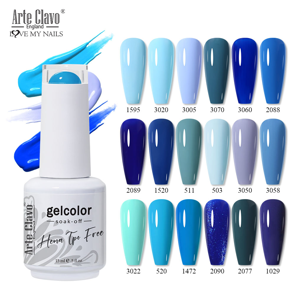 Arte Clavo Seri Warna Biru Cat - Resin Art Varnish ulasan dan harga