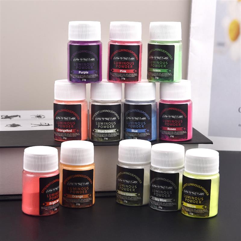 20G/Botol Bubuk Bercahaya Pigm - Resin Art Bottle ulasan dan harga