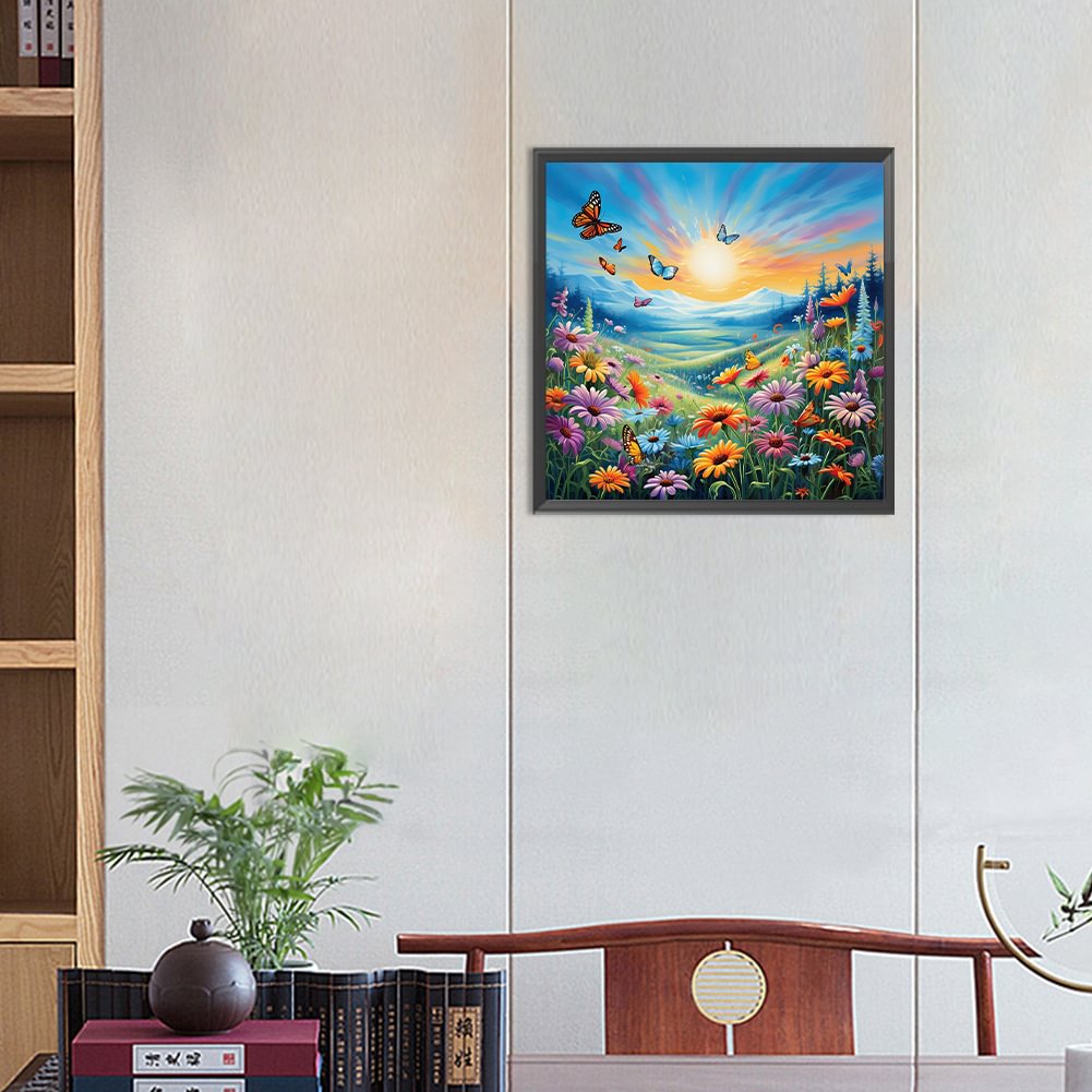 Lukisan Berlian Keluarga Rusa  - Resin Art Of Flowers ulasan dan harga