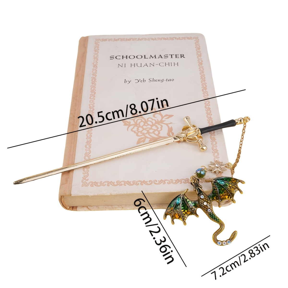 Penanda Buku Pedang Naga Abad  - Resin Art Bookmark ulasan dan harga