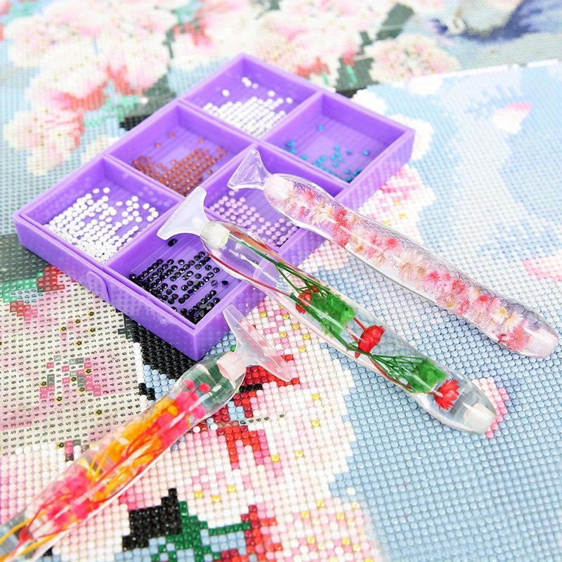 1set Pena Lukis Berlian 5D Des - Resin Art Of Flowers ulasan dan harga