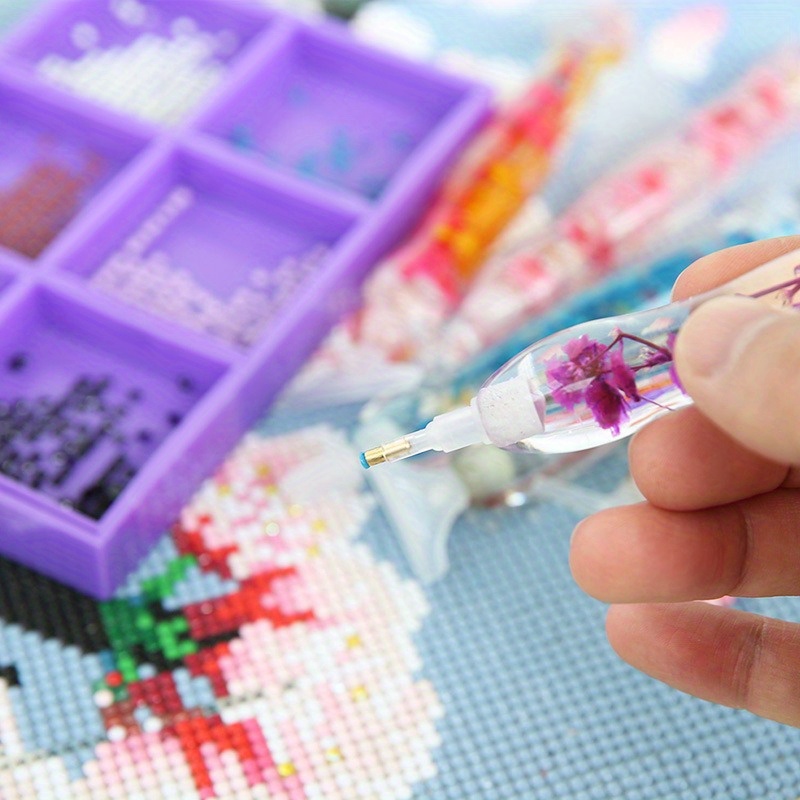 1set Pena Lukis Berlian 5D Des - Resin Art Of Flowers ulasan dan harga